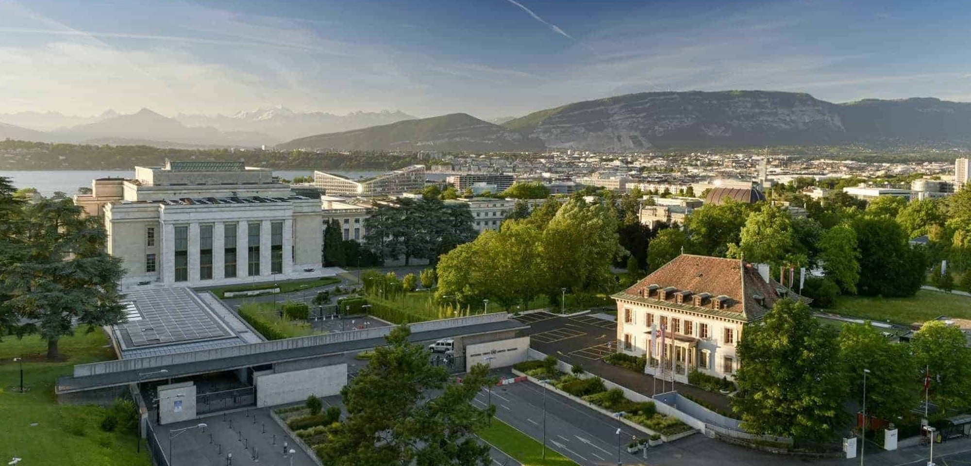 Vue du ciel, Visite virtuelle de l'Ecole Hôtelière de Genève