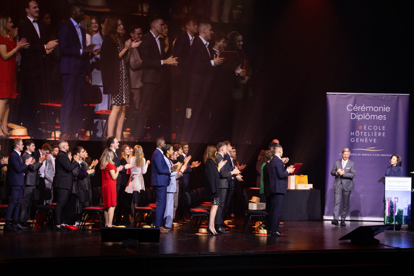 Cérémonie de remise des diplômes à l'Ecole Hotelière de Genève