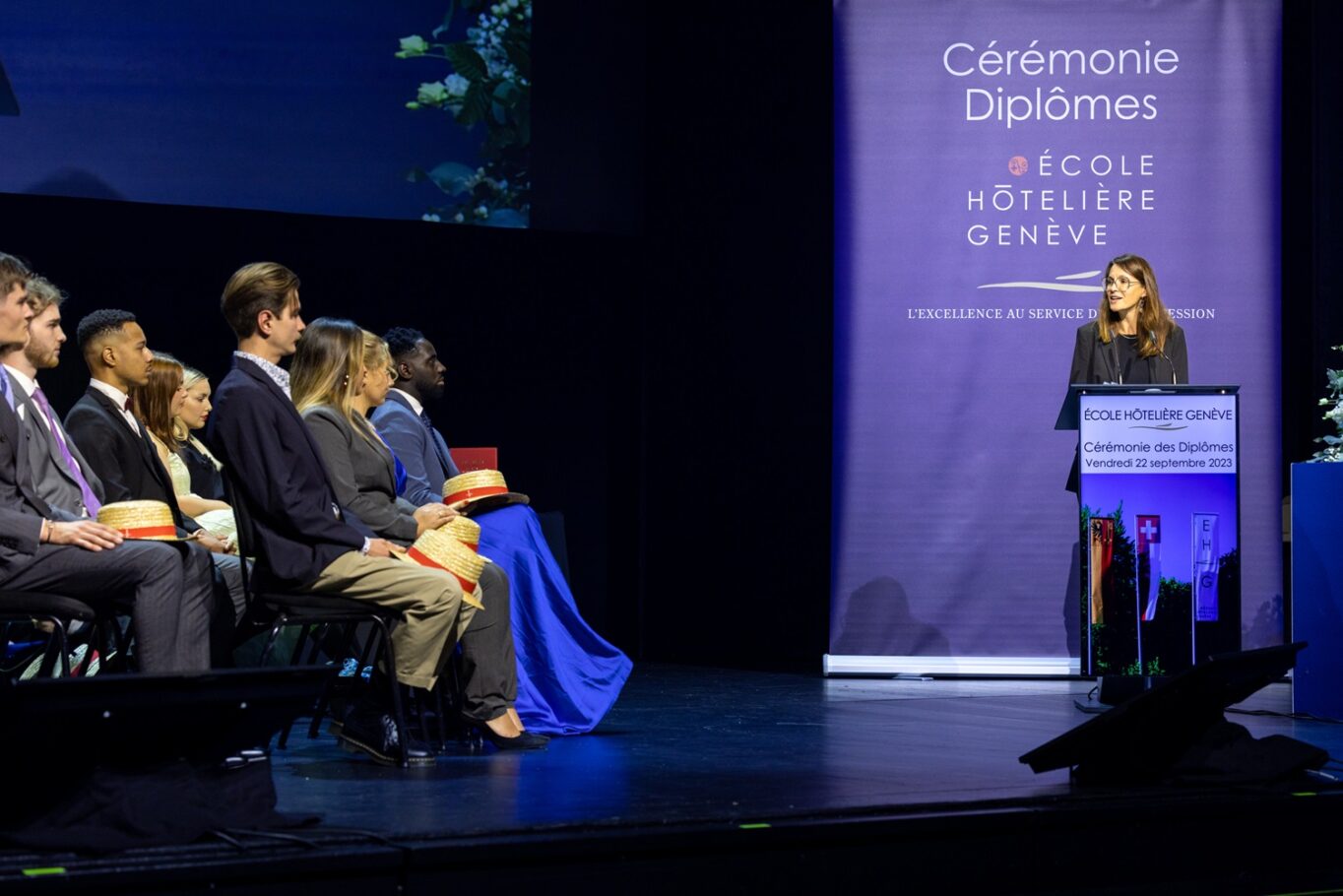 Cérémonie de remise des diplômes à l'Ecole Hotelière de Genève