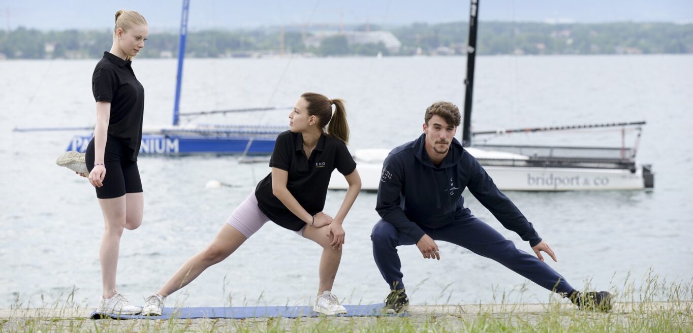 La vie étudiante à Genève - Running au bord du lac