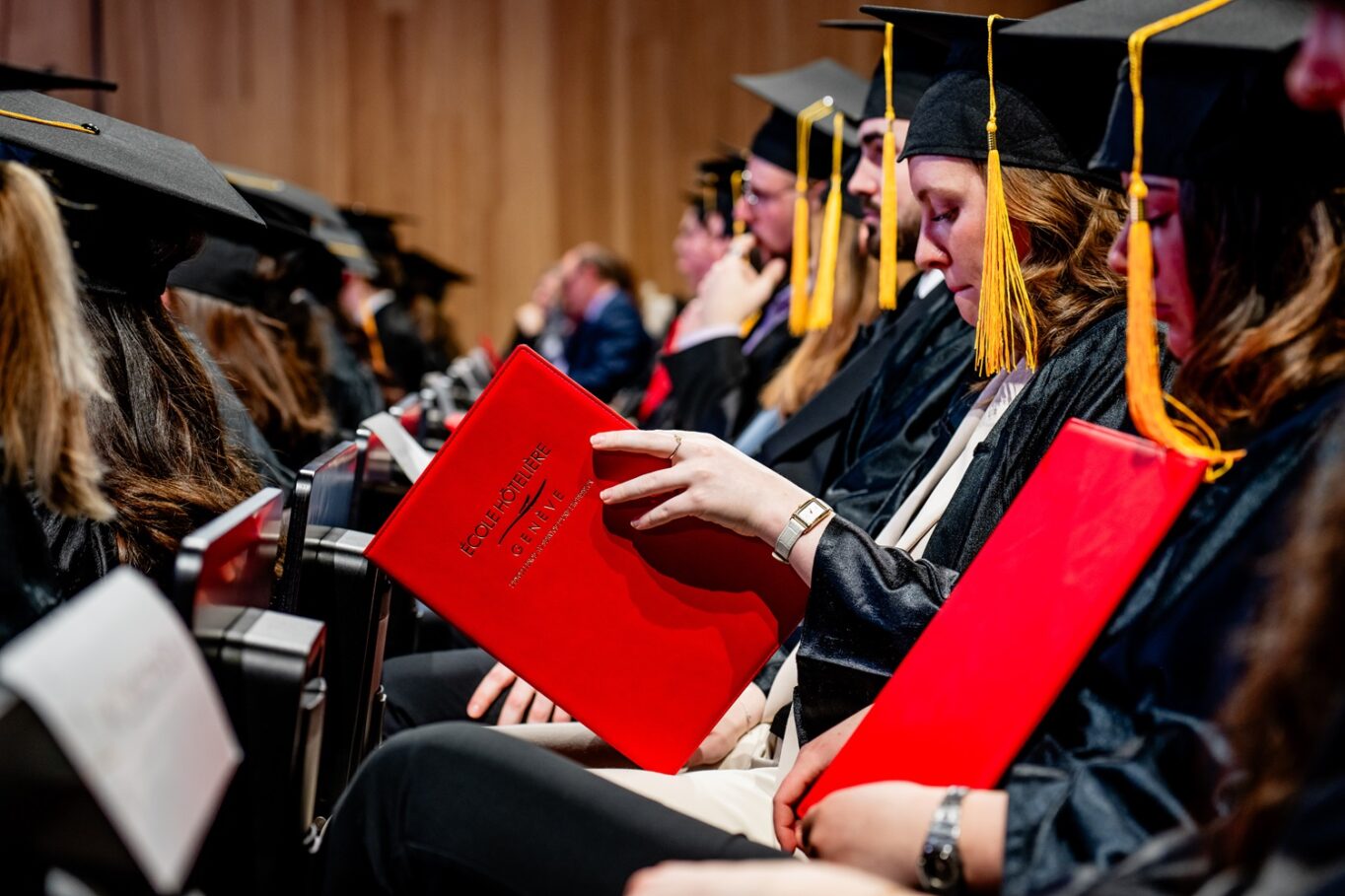 Cérémonie de remise des diplômes à l'Ecole Hotelière de Genève